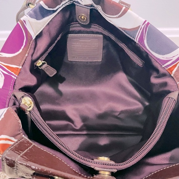 Coach Ashley Signature C Print Satchel - Picture 5 of 11